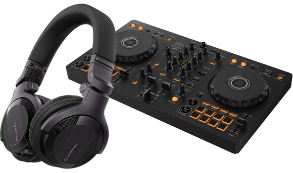 קונטרולר Pioneer DDJ-FLX4 ואוזניות HDJ-CUE1